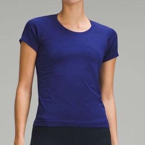 NWT Lululemon Larkspur Swiftly Tech Short Sleeve Shirt 2.0 Race Length Size 6